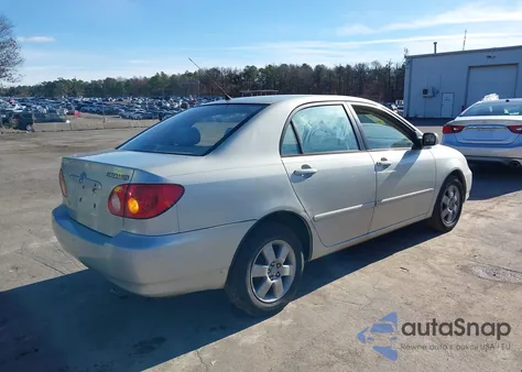2003 Toyota Corolla Le из США, поврежденный, VIN JTDBR32E730040301